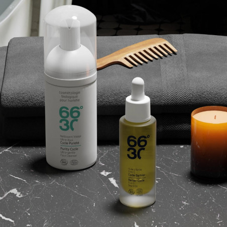 Daily moisturizing protocol for face and beard for men
