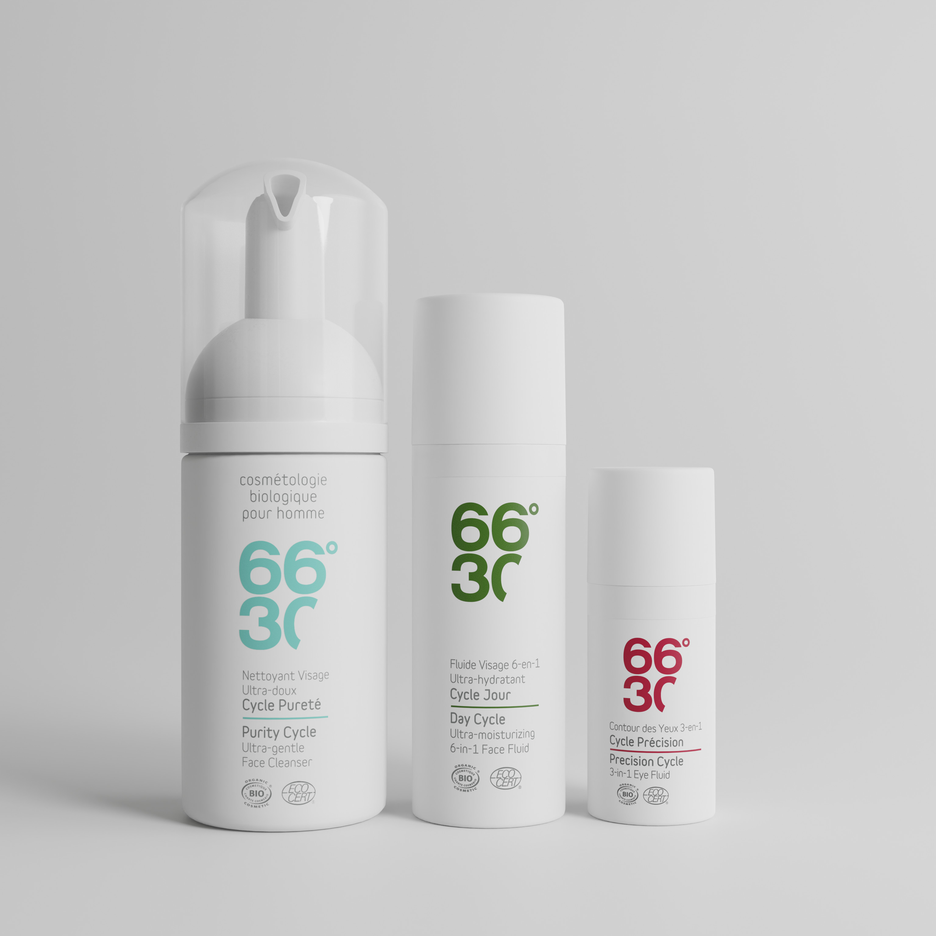 Complete morning protocol moisturizing, cleansing, after-shave