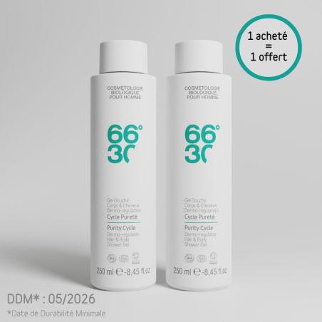 Gel douche & cheveux dermo-régulateur - équilibrant et adoucissant