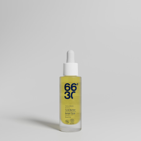 Huile à barbe 5-en-1 Bio - Lissante, adoucissante et non grasse