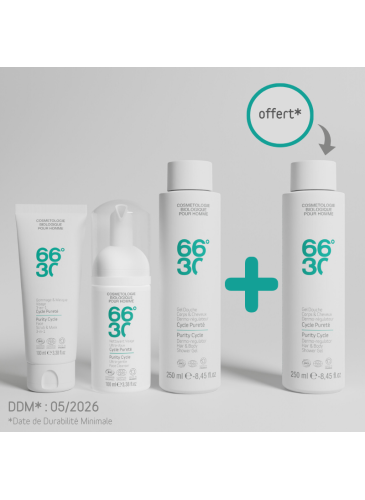 Integral purity protocol for men's face, body and hair