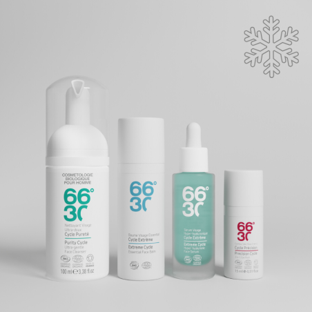 Protocole hiver, ultra-hydratant, nourissant pour hommes.