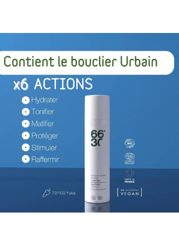 Ultra-fresh face gel moisturizing and matifying mixed to oily skin